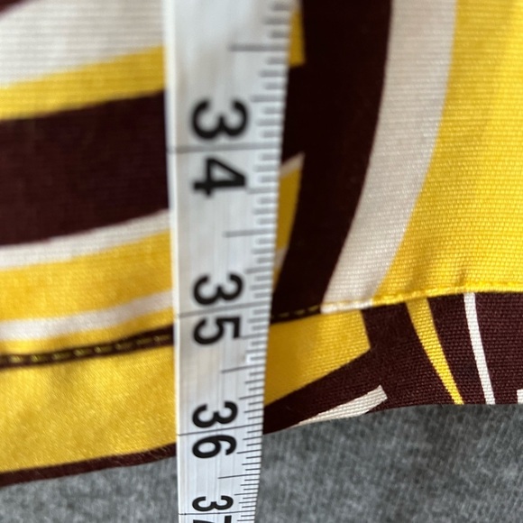 Sandra Angelozzi Geometric Print A-line Sleeveless Silk Blend Midi Dress - Picture 8 of 10